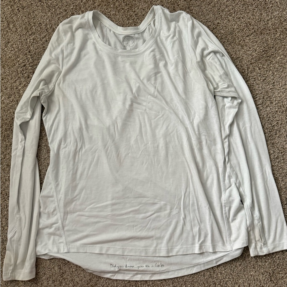 Healing Hands White Long Sleeve Underscrub